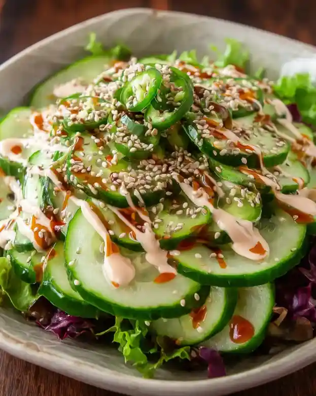 California Roll Cucumber Salad Recipe