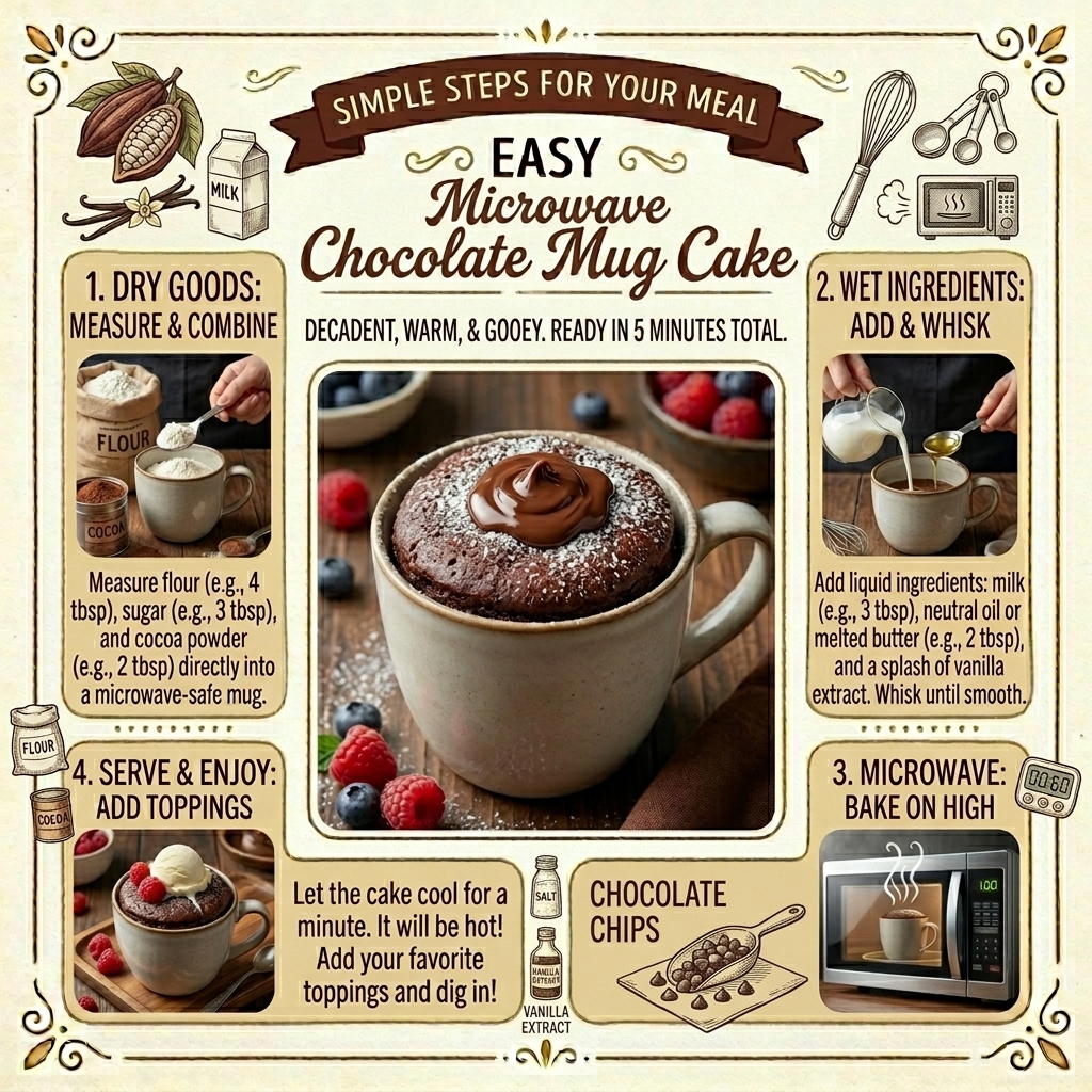 Microwave Chocolate Mug Cake