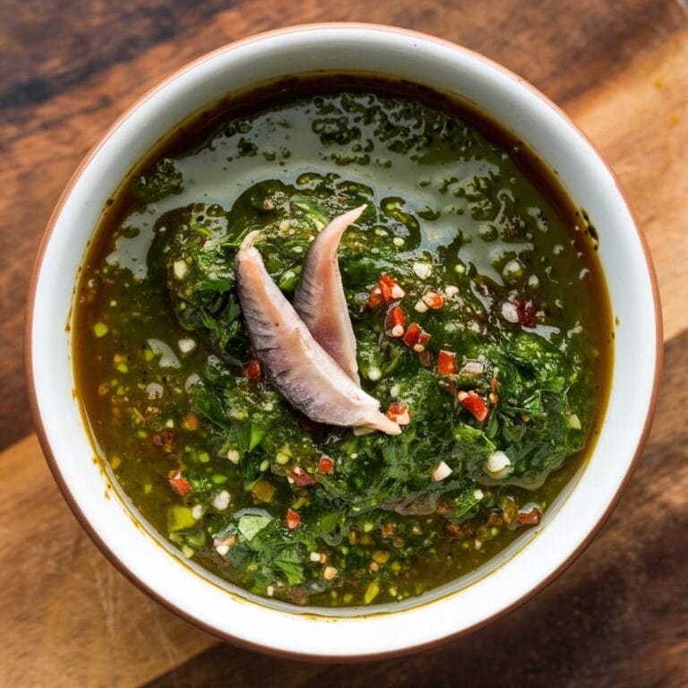 Sauce chimichurri traditionnelle