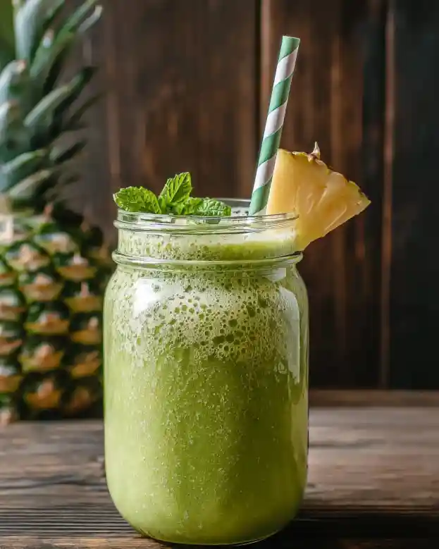 5-Ingredient Kale & Pineapple Smoothie Keto Recipe