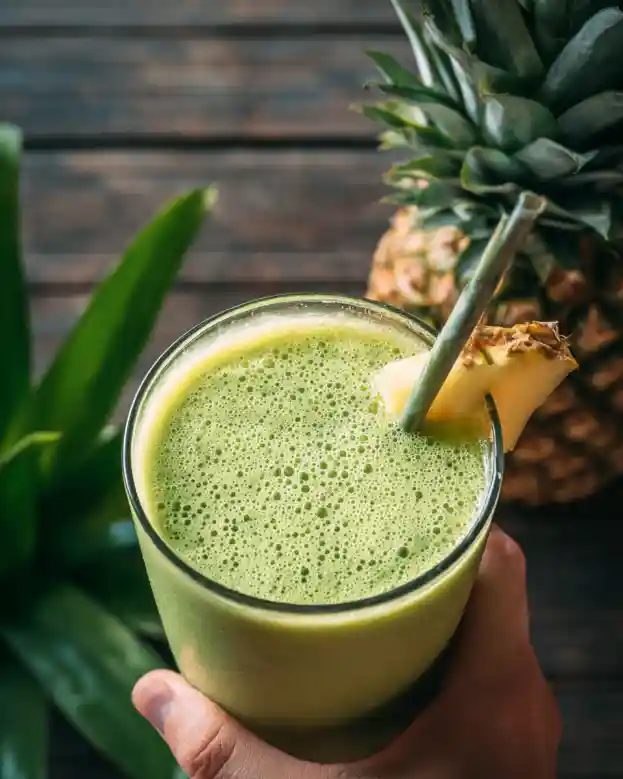 5-Ingredient Kale & Pineapple Smoothie Keto Recipe