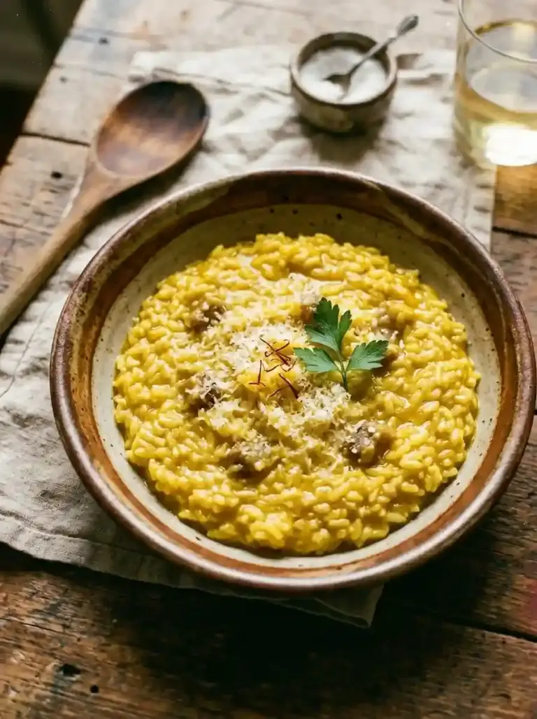 Authentic Risotto alla Milanese
