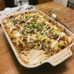 Bacon Ranch Chicken Enchiladas
