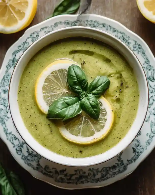 Chilled Zucchini Soup With Lemon and Basil