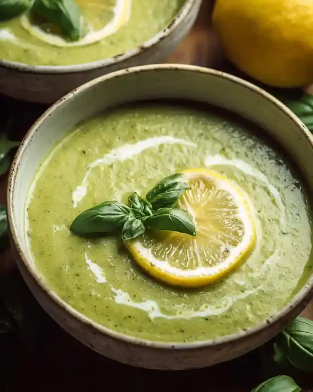 Chilled Zucchini Soup With Lemon and Basil