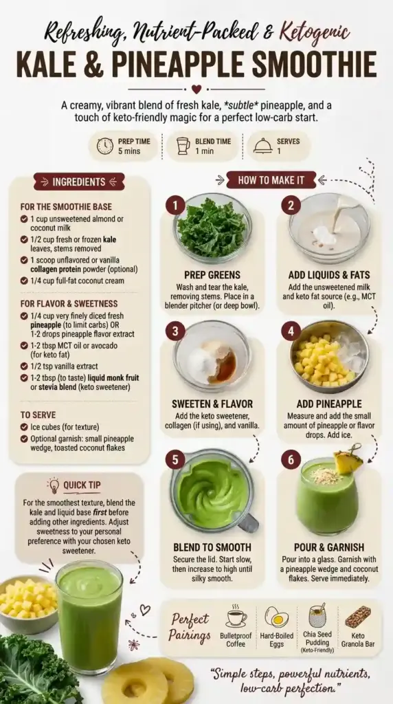 Kale & Pineapple Smoothie