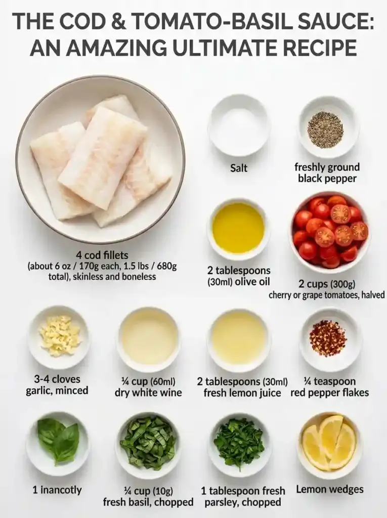 Pan-Fried Cod with Tomatoes