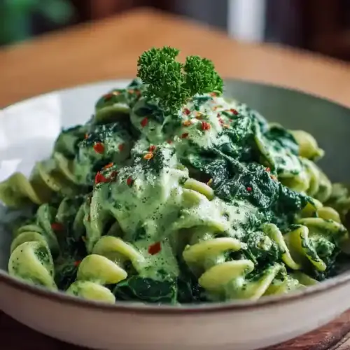 Pasta with Creamy Kale Sauce