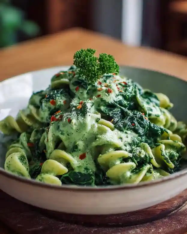Pasta with Creamy Kale Sauce