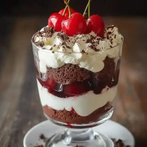 The best Mini Black Forest Trifles