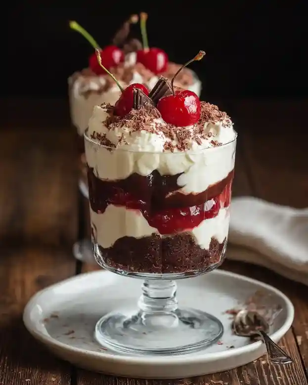 The best Mini Black Forest Trifles