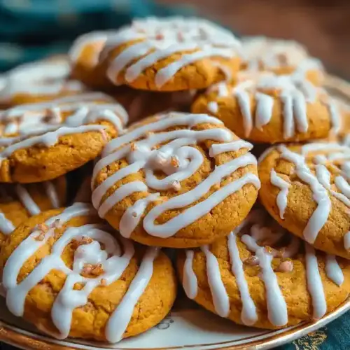 Iced Pumpkin Cookies
