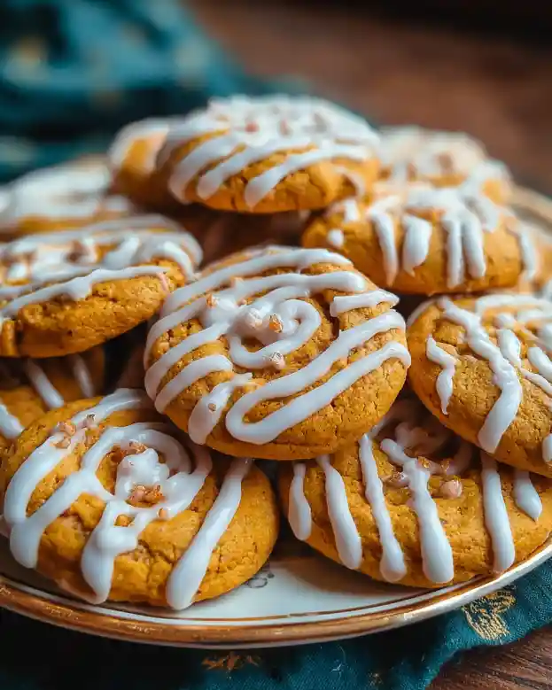 Iced Pumpkin Cookies