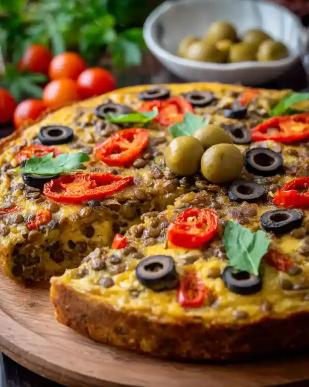 Mediterranean Lentil Frittata