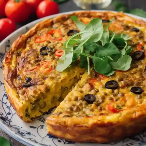 Mediterranean Lentil Frittata
