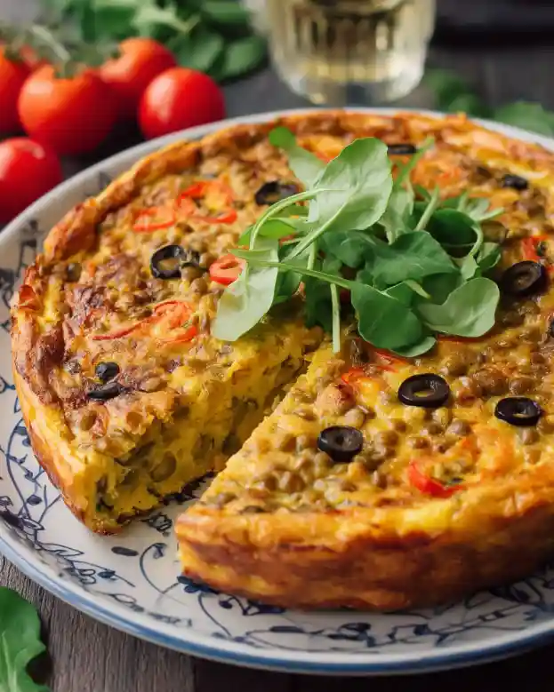Mediterranean Lentil Frittata