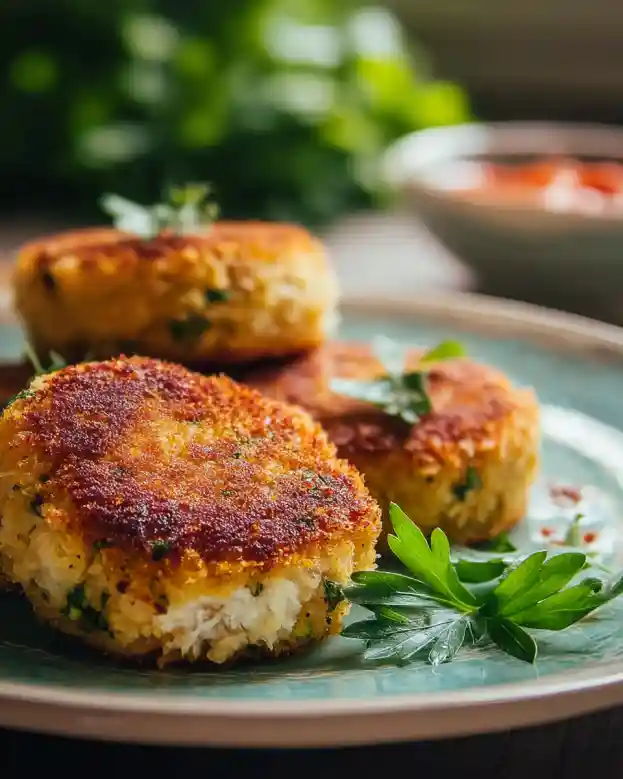 Polenta-crusted Fish Cakes