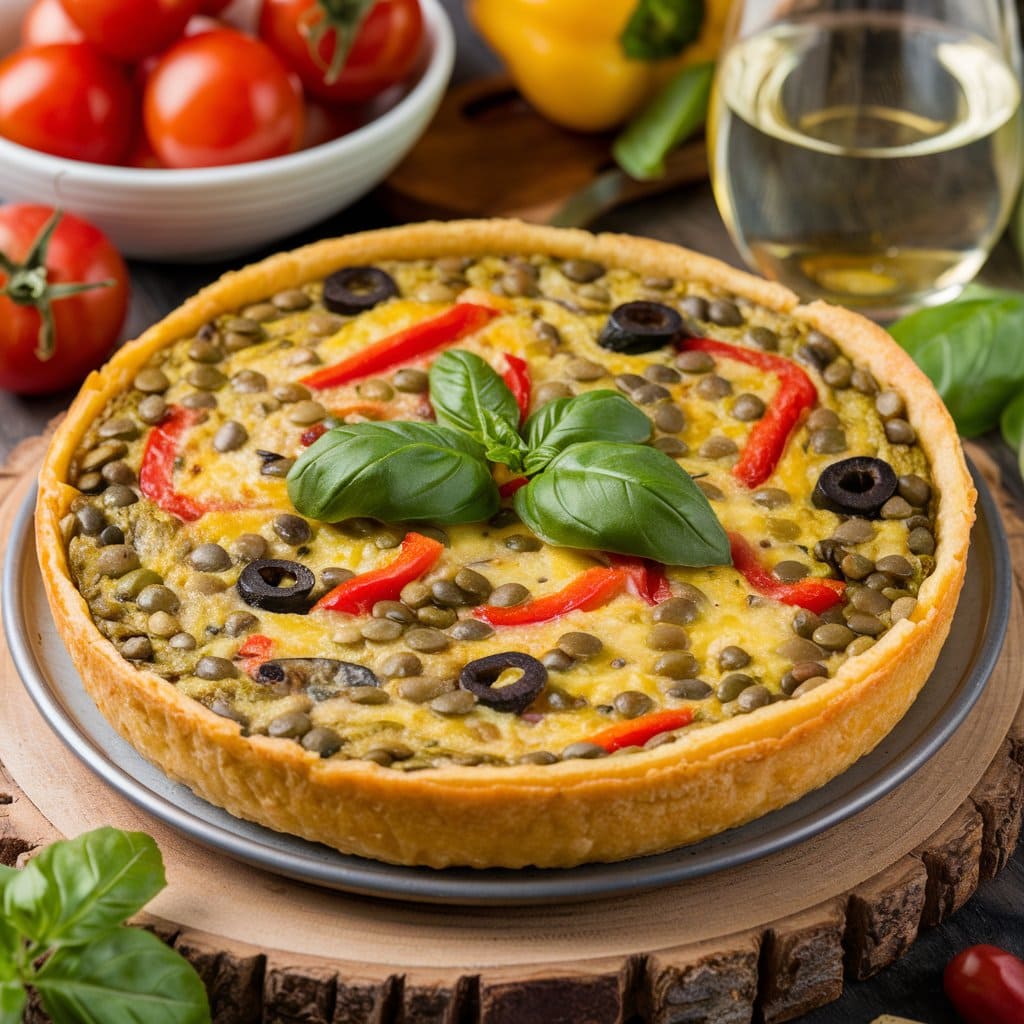 Mediterranean Lentil Frittata