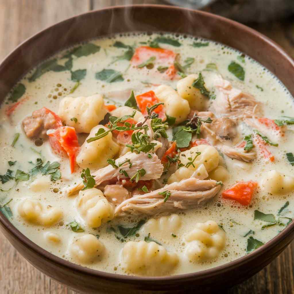 Creamy Chicken Gnocchi Soup