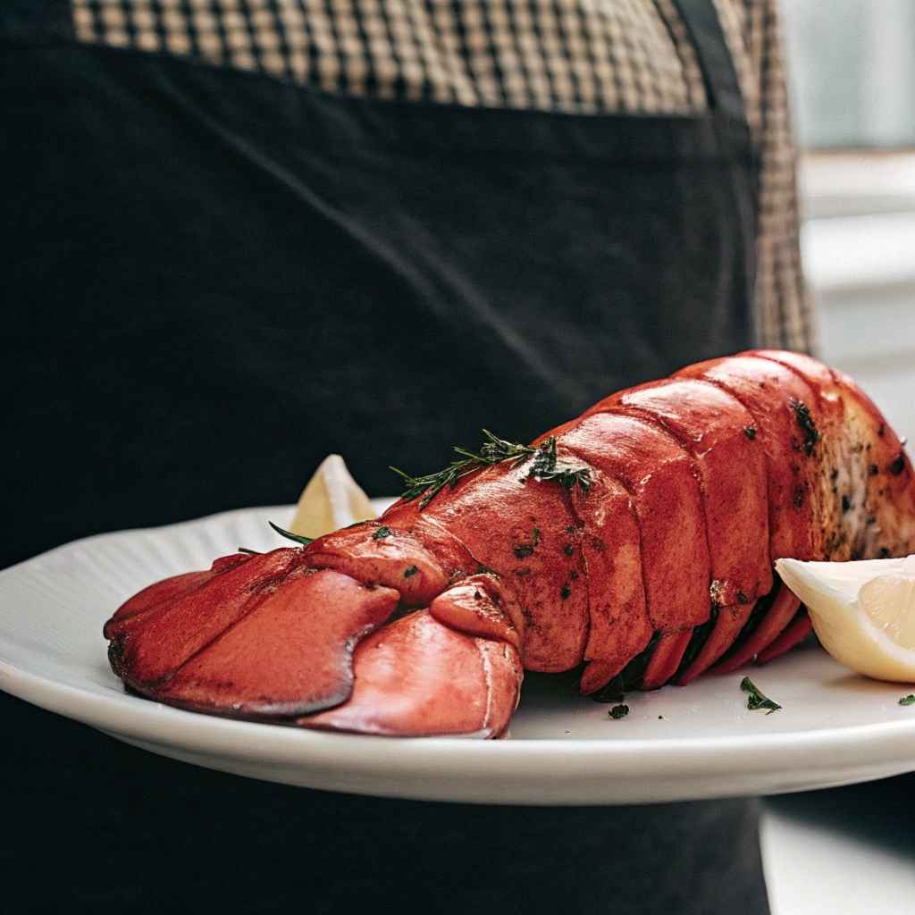 Air Fryer Baked Lobster Tail