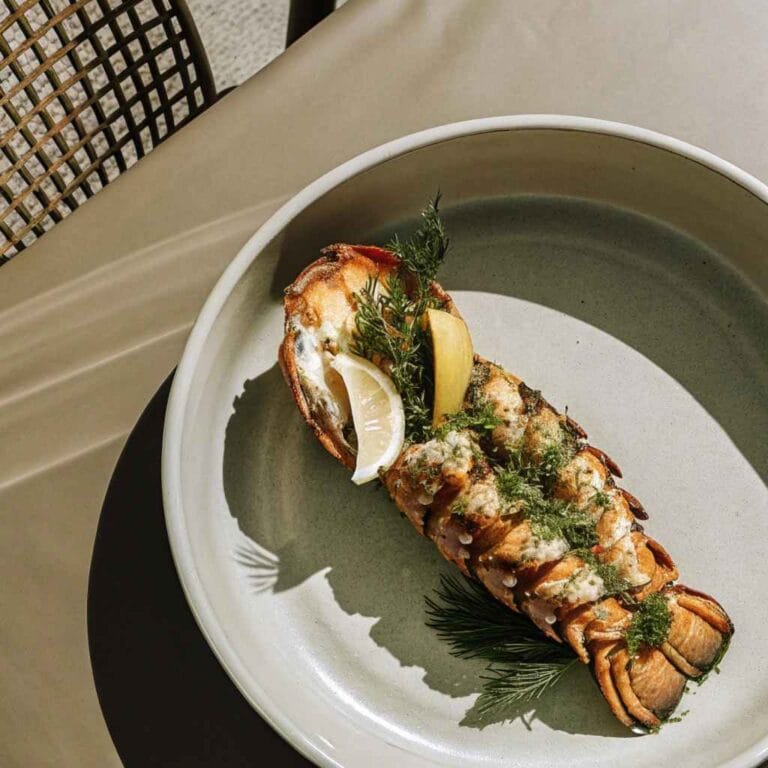 Air Fryer Baked Lobster Tail