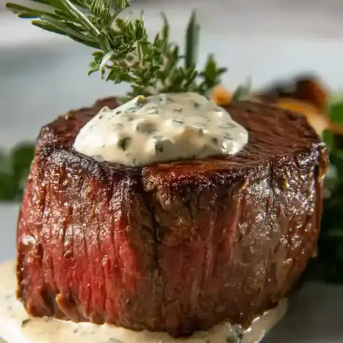 Filet Mignon with Horseradish Sauce