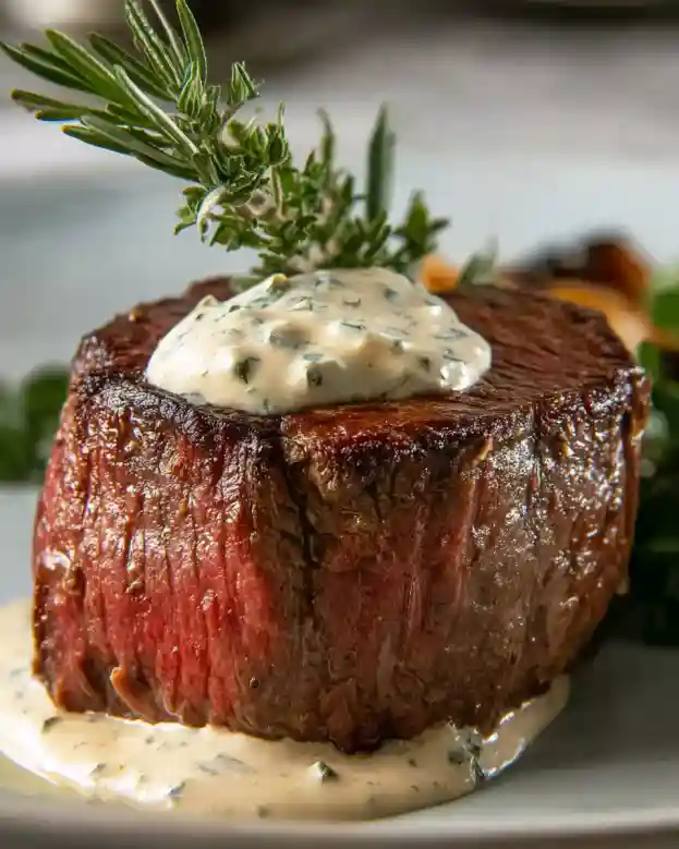 Filet Mignon with Horseradish Sauce