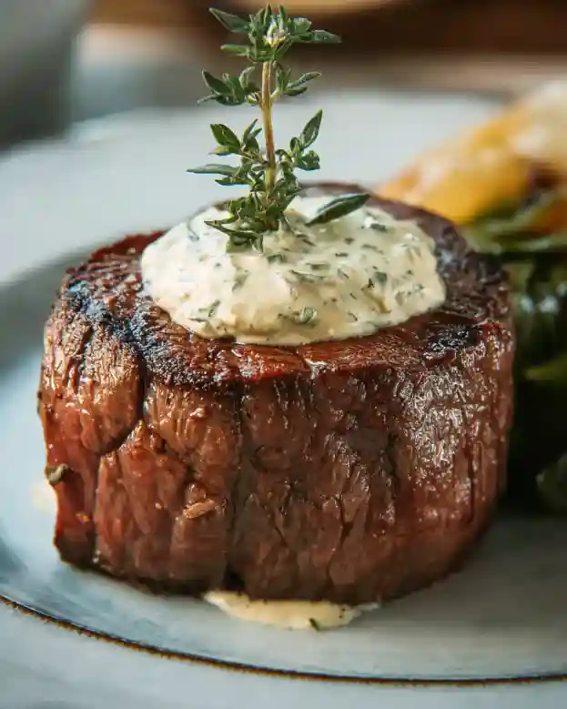 Filet Mignon with Horseradish Sauce
