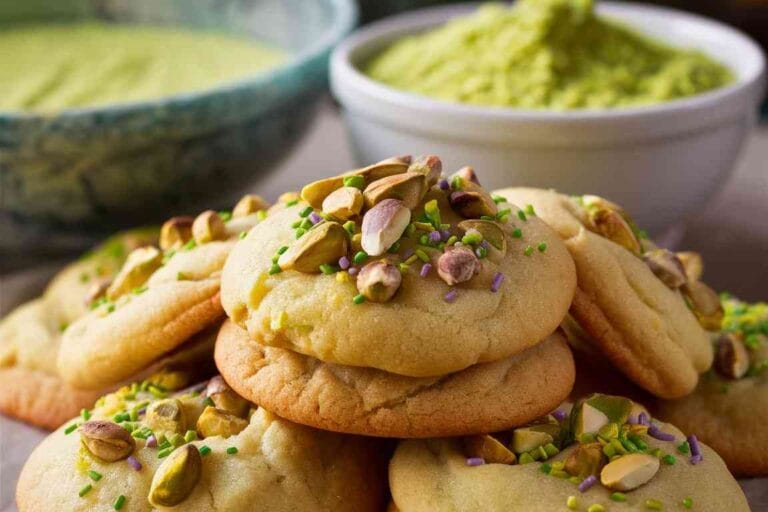Pistachio Pudding Cookies