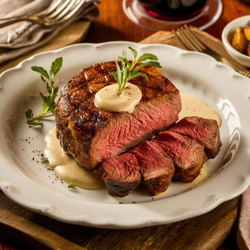 Filet Mignon with Béarnaise Sauce