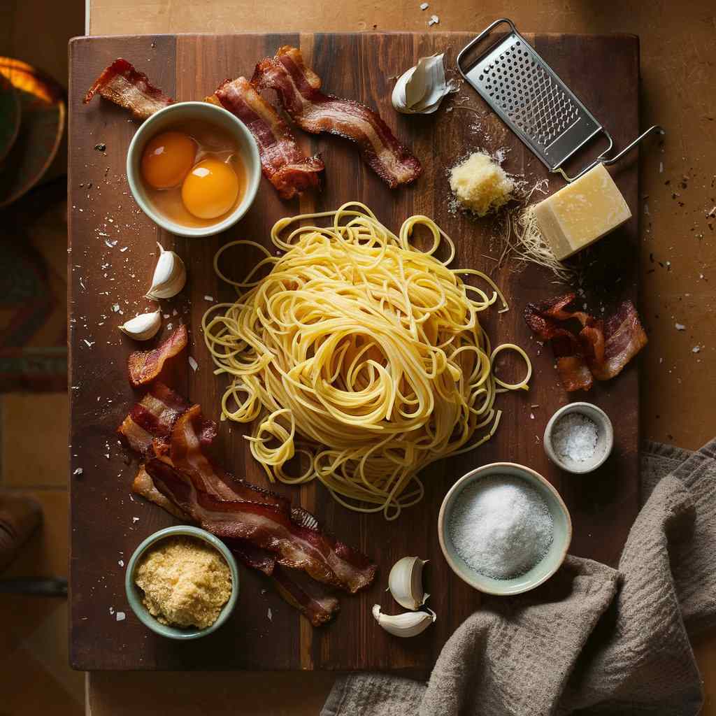 Carbonara Pasta with Bacon