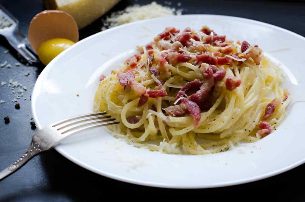 Carbonara Pasta with Bacon