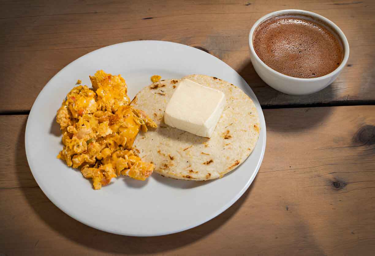 Traditional Colombian Breakfast