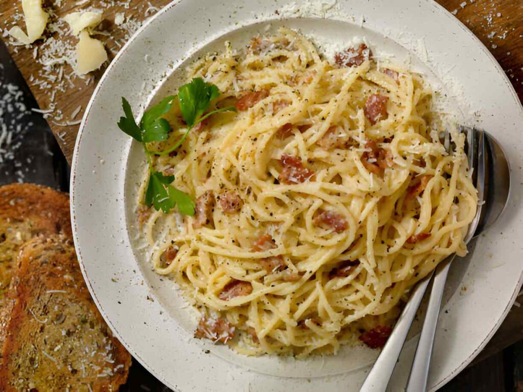 Carbonara Pasta with Bacon