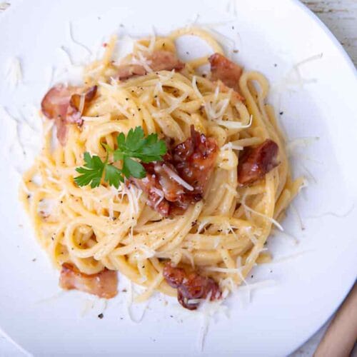 Carbonara Pasta with Bacon