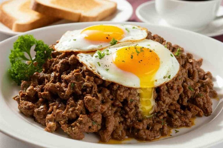Ground Beef and Eggs