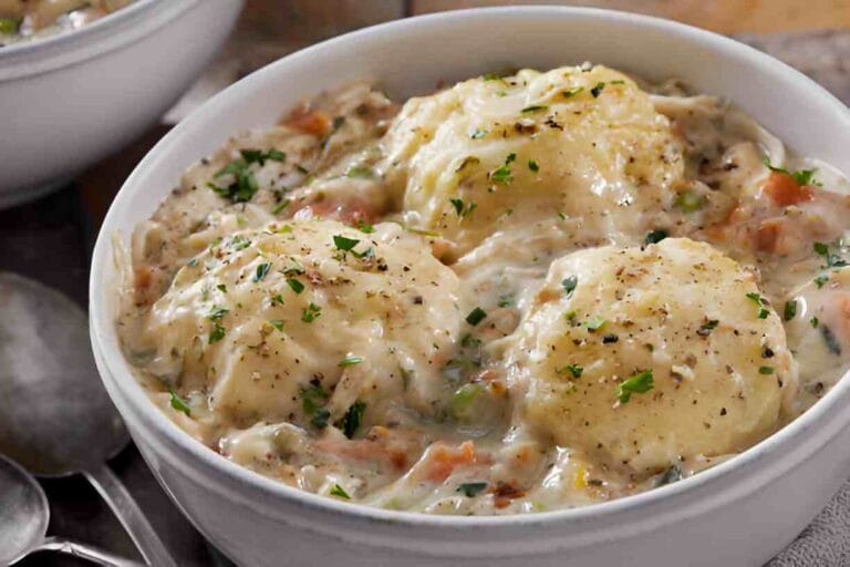 Chicken Pot Pie with Biscuits