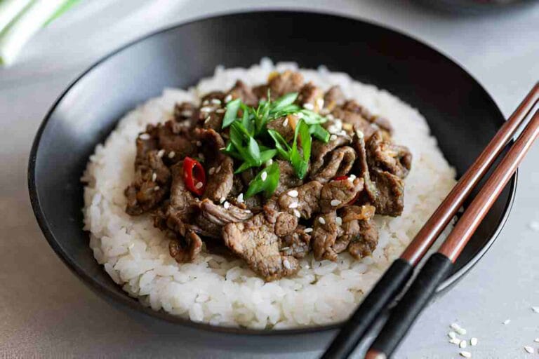 Korean Ground Beef Bowl