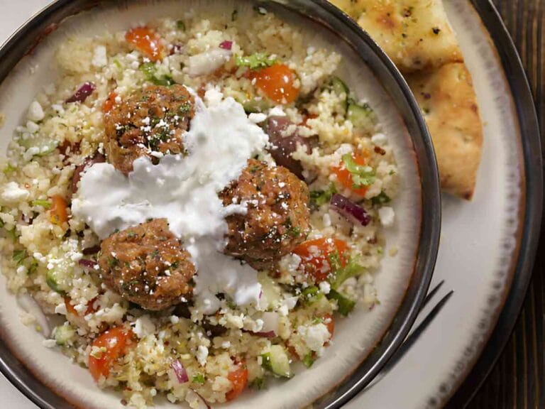 Lamb Meatballs with Couscous