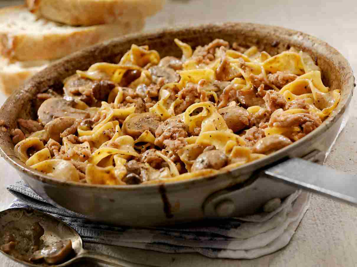 Ground Beef Stroganoff