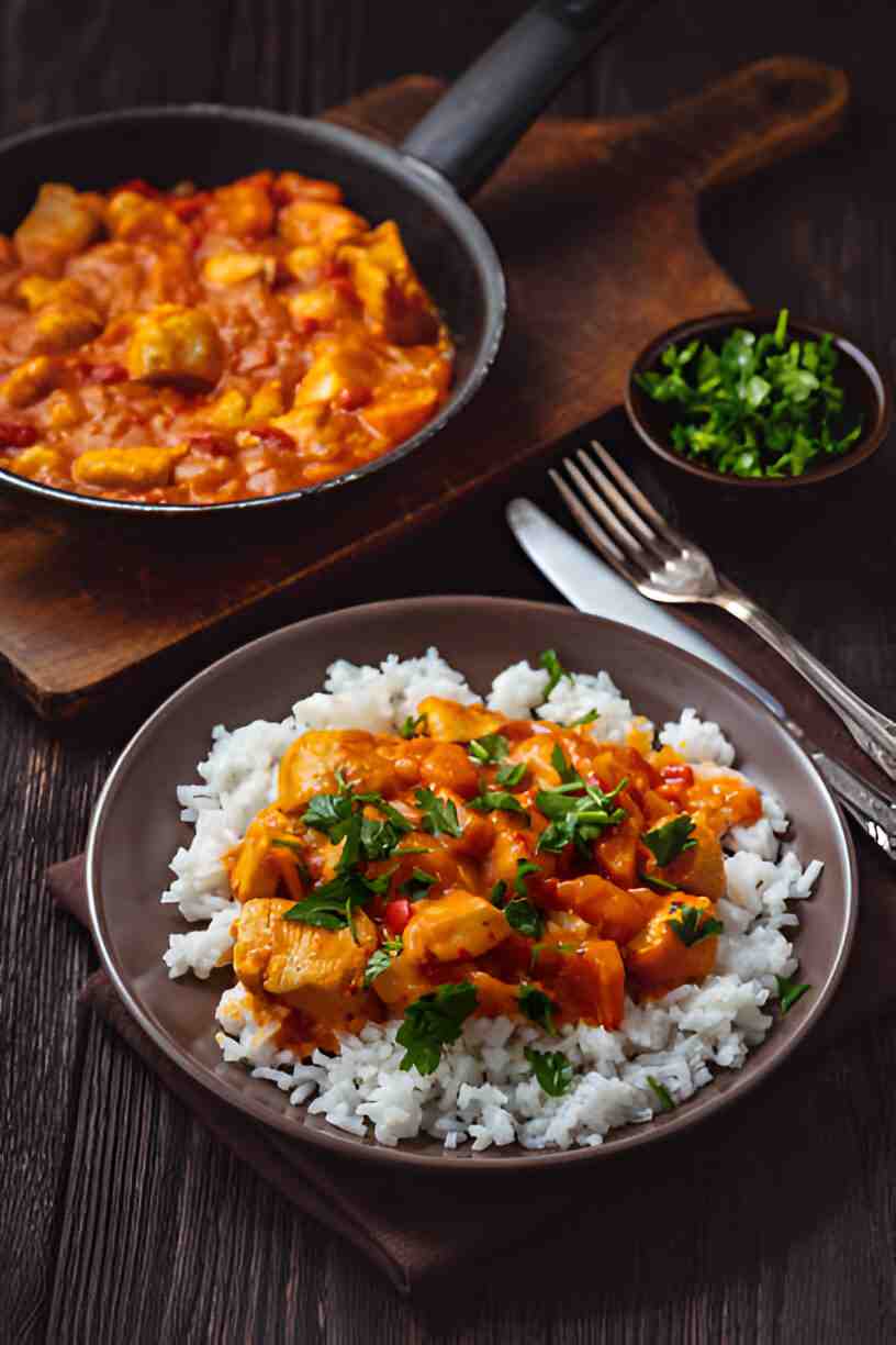 Creamy Smothered Chicken and Rice