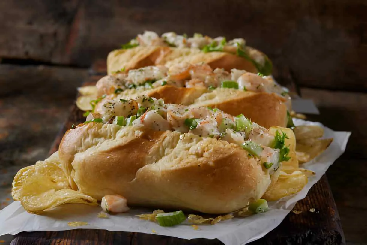 Brioche Prawn Rolls