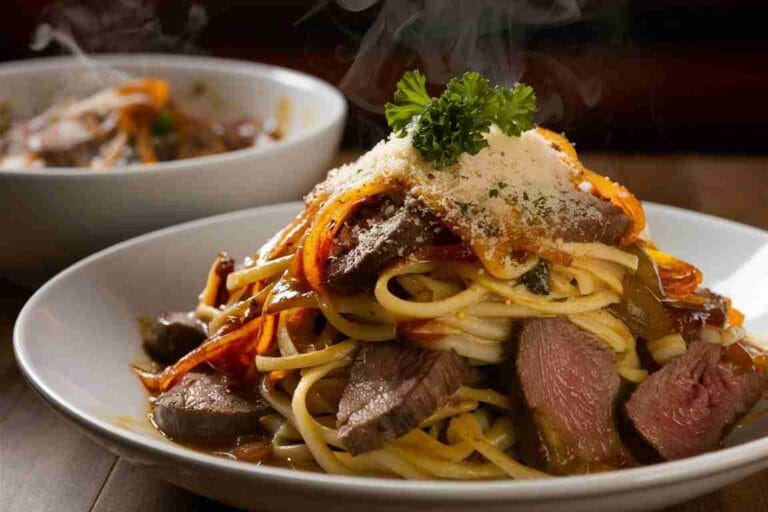 French Onion Beef Noodles
