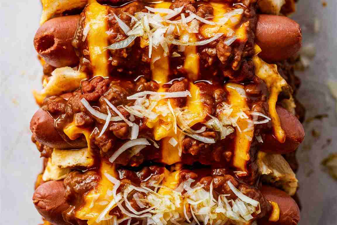Chili Cheese Dog Casserole