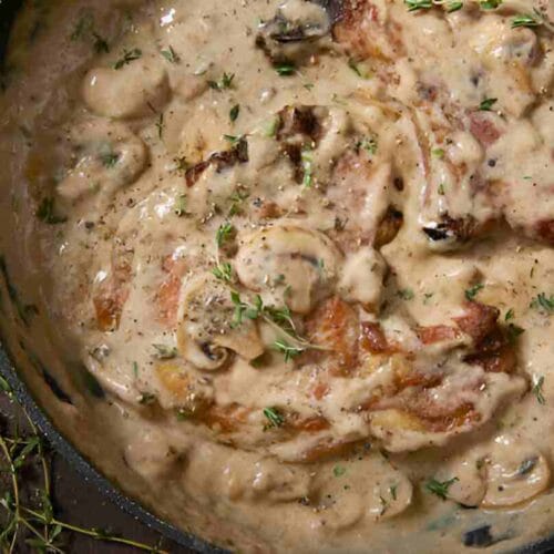 Creamy Mushroom Pork Chops