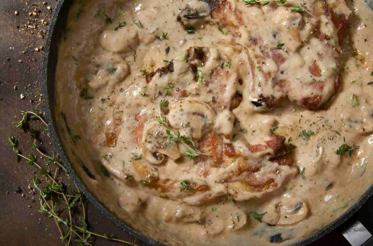 Creamy Mushroom Pork Chops