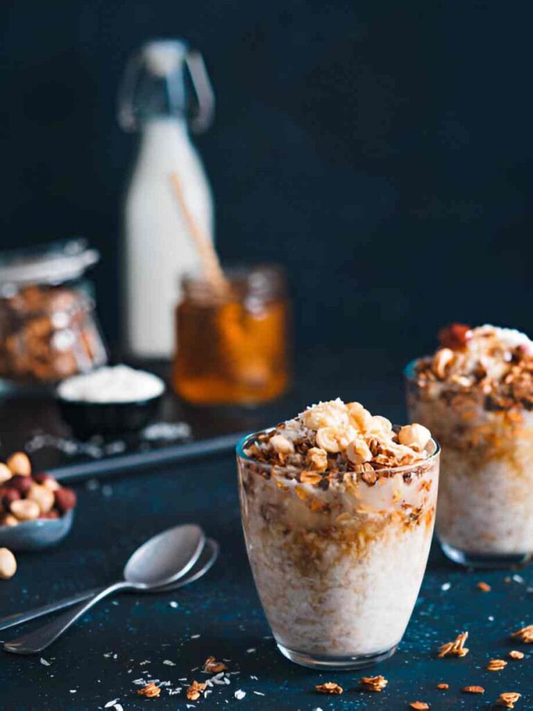 Vanilla Cold Brew Overnight Oats