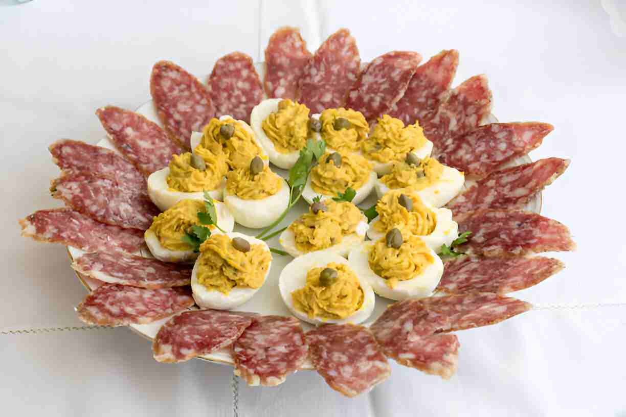 Stuffed Eggs with Vinaigrette