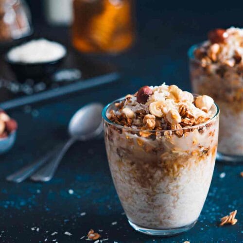 Vanilla Cold Brew Overnight Oats