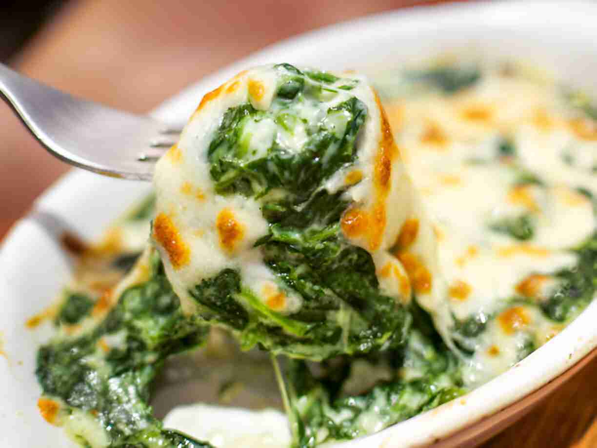 Cheese Spinach Oven Eggs